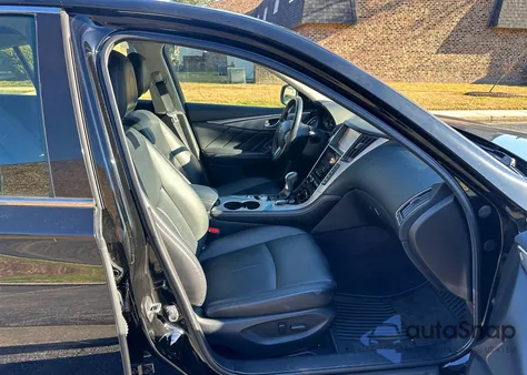 2015 Infiniti Q50 Base z USA, uszkodzony, nr VIN JN1BV7AR0FM402394